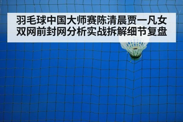 badminton net shot